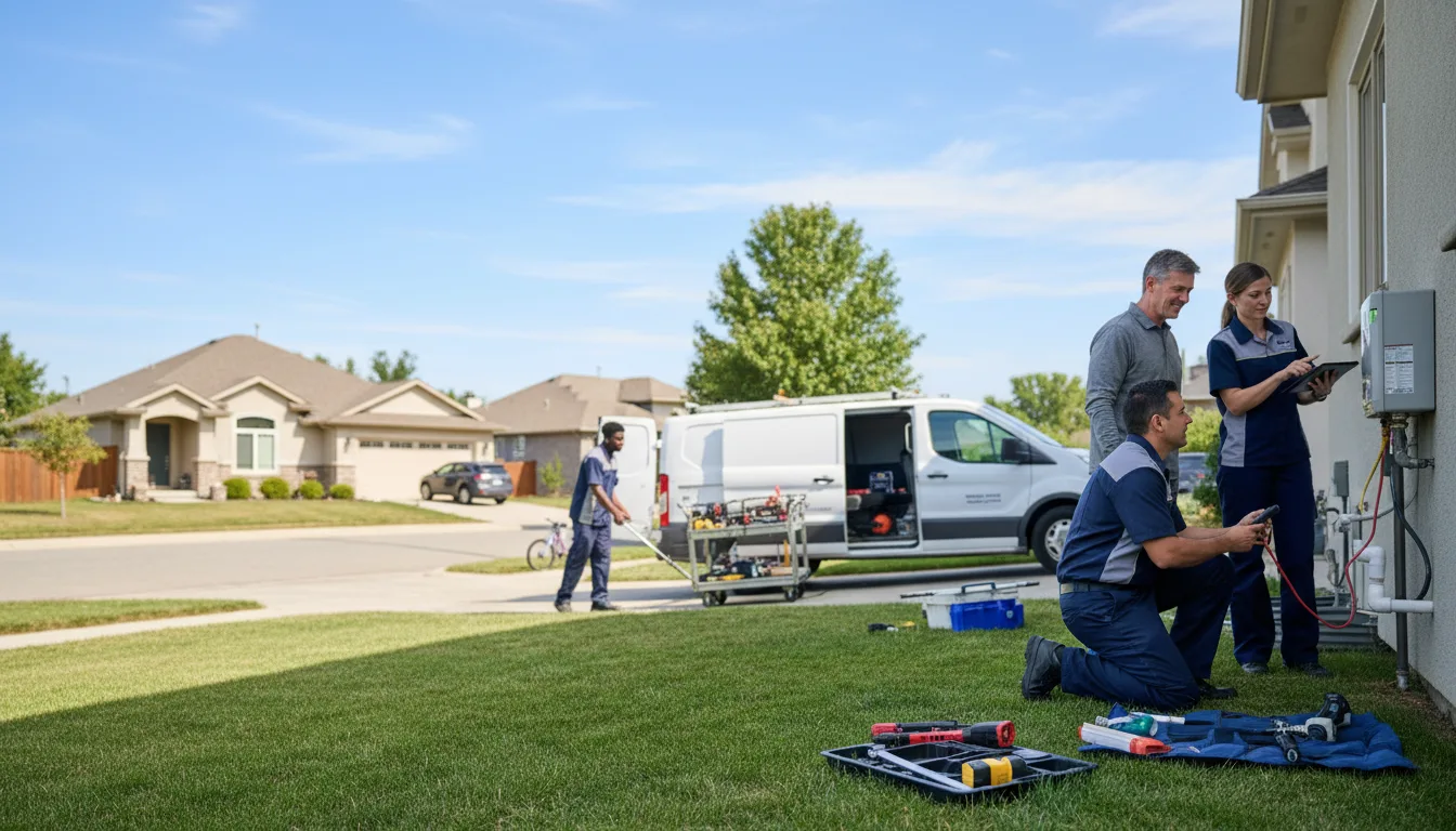 Tankless water heater service in Middleton, MI